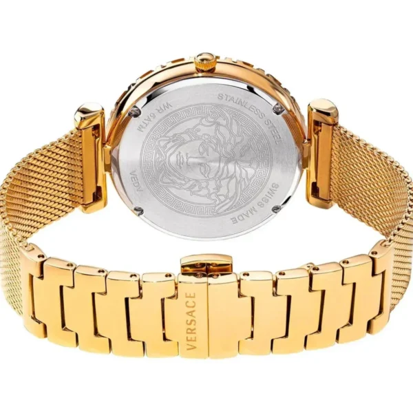 VEDV00819_2_b172fdbe-a7be-4ce7-839c-99e447952505 Versace Palazzo Empire Greca Green Dial Gold Mesh Bracelet Watch for Women - VEDV00819