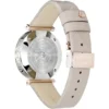 Versace V-Twist White Dial White Leather Strap Watch for Women - VELS00419