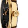 VELW00420__2 Versace Greca Meander Black Dial Black Leather Strap Watch for Women - VELW00420