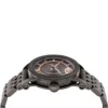 VEPO00520_2 Versace Viamond Quartz Black Dial Grey Steel Strap Watch For Men - VEPO00520