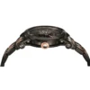 VERD00618_9 Versace Palazzo Empire Black Dial Two Tone Steel Strap Watch for Men - VERD00618