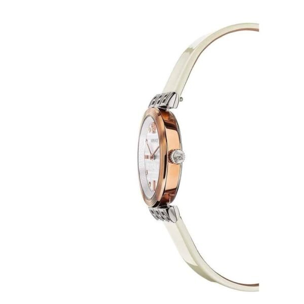 Versace-watch-VELW00120-TimeFashion-2 Versace Greca White Dial White Leather Strap Watch for Women - VELW00120