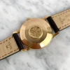 Versace V Metal Icon Gold Dial Brown Strap Watch for Women - VLC130016