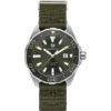 WAY101E.FC8222_4d7f4d22-4aaa-4b28-8ef8-92e6ae72bf6f Tag Heuer Aquaracer Black Dial Khakhi Green NATO Strap Watch for Men - WAY101E.FC8222