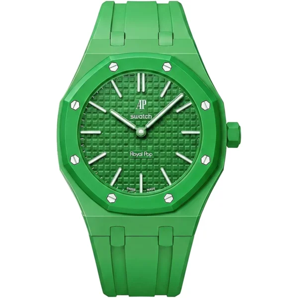 Audemars Piguet x Swatch Royal Pop GREEN EIGHT SSX03G100N Unisex Green Dial Watch