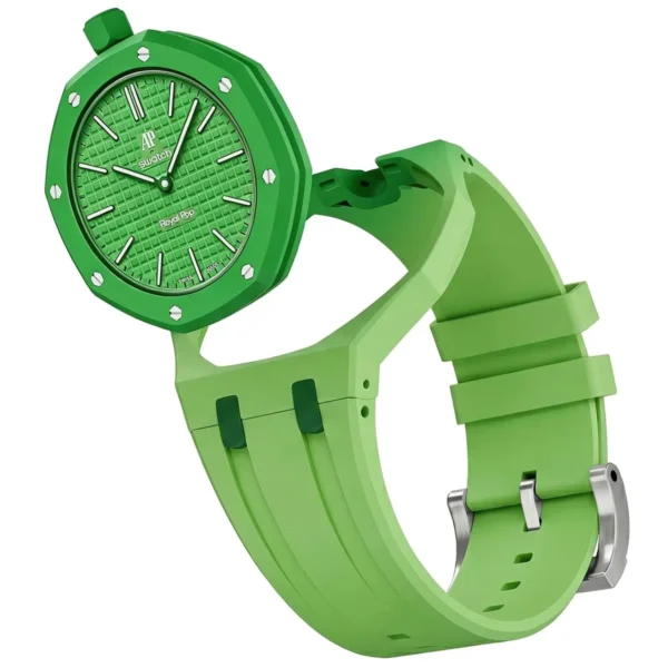 Audemars Piguet x Swatch Royal Pop GREEN EIGHT SSX03G100N Unisex Green Dial Watch