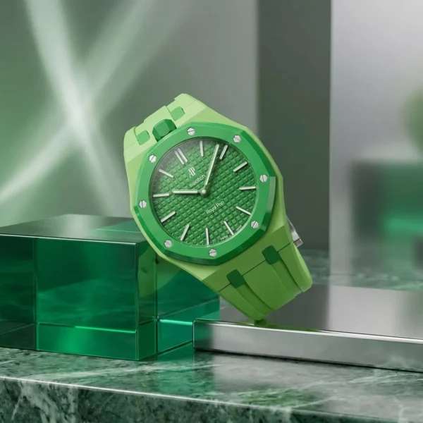 Audemars Piguet x Swatch Royal Pop GREEN EIGHT SSX03G100N Unisex Green Dial Watch