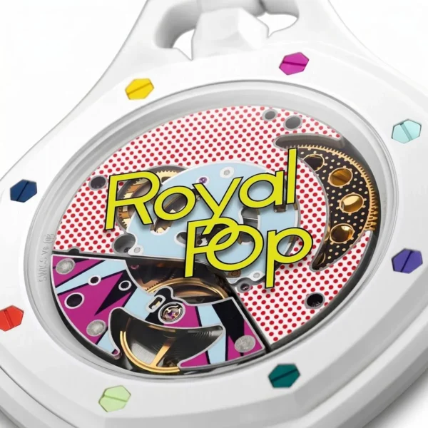 Audemars Piguet x Swatch Royal Pop Huit Blanc Unisex White Pocket Watch