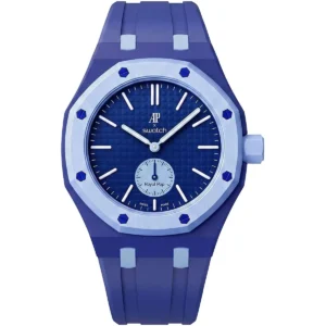 Audemars Piguet x Swatch Royal Pop OTG ROZ SSX03J100N Unisex Teal and Pink Watch