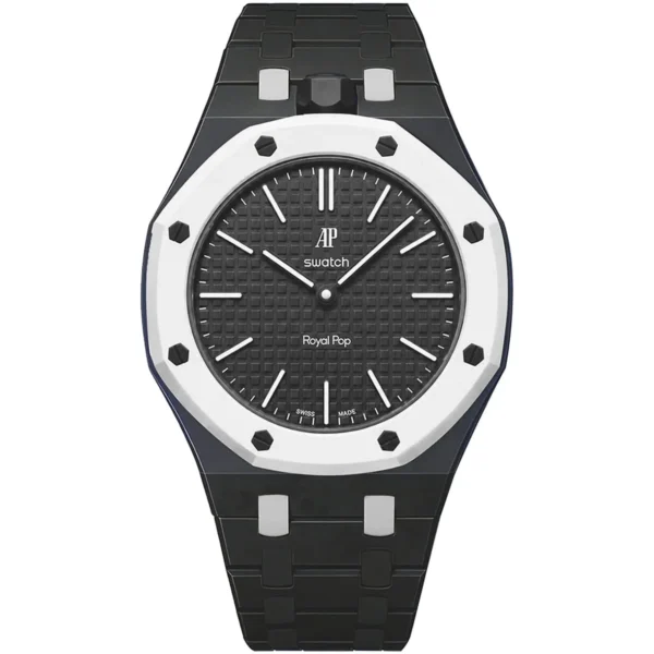 Audemars Piguet x Swatch Royal Pop OCHO NEGRO SSX03W101N Unisex Black Ceramic Watch
