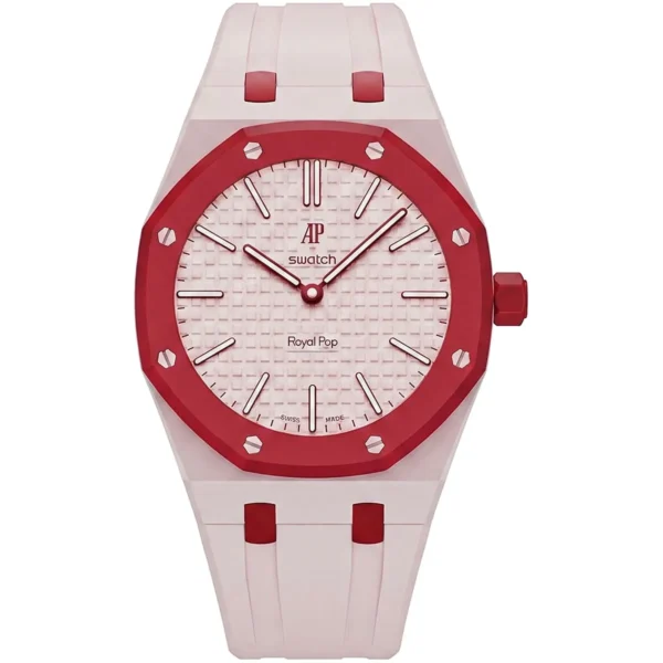 Audemars Piguet x Swatch Royal Pop OTTO ROSSO SSX03R100N Unisex Pink Dial Watch