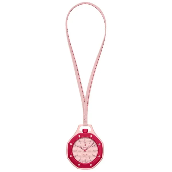 Audemars Piguet x Swatch Royal Pop OTTO ROSSO Unisex Pocket Watch – Pink Dial & Cherry Red Bezel