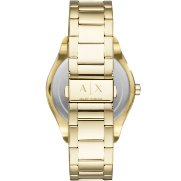 ax2801-armani-exchange-watch-men-black-dial-stainless-steel-metal-gold-strap-quartz-analog-three-hand-fitz_4 Armani Exchange Watch For Men AX2801