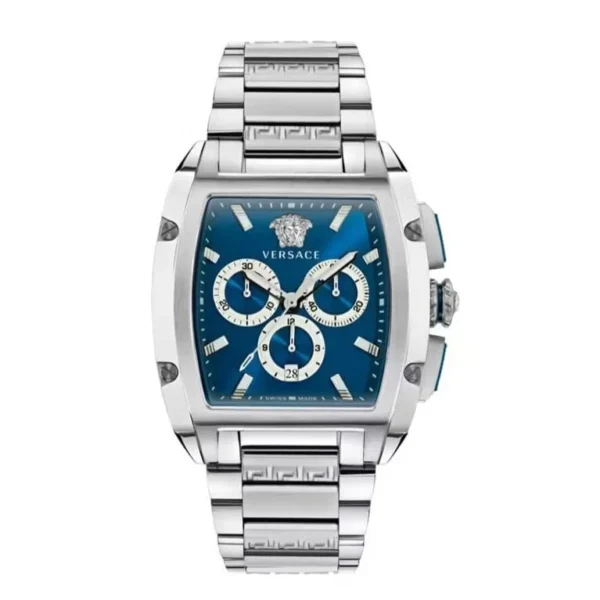 com_is_image_FalabellaCO_80014e23-1308-4f5d-a7fd-3771c472c759 Versace Dominus Chronograph Blue Dial Silver Steel Strap Watch For Men - VE6H00423