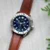 com_original_116c41_dd5f841542b6a7b6e05b16c98ade Versace Casual Chronograph Blue Dial Brown Leather Strap Watch for Men - VERG002-18