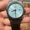 d2920d7192fd1af856cc7086d98ea9f25234e6aa Tissot PRX Powermatic 80 Ice Blue Tiffany Dial Silver Steel Strap Watch for Men - T137.407.11.351.00