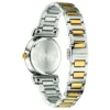 Versace V-Motif Black Dial Two Tone Steel Strap Watch for Women - VERE00518