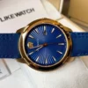 dong-ho-likewatch-versace-v-urban-42mm-841907783164 Versace V-Urban Quartz Blue Dial Blue Leather Strap Watch for Men - VELQ00319