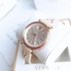 Versace V-Twist White Dial White Leather Strap Watch for Women - VELS00419
