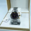 i1_e9ad54ff-10d0-4a1d-a01b-d302e4391c5b Versace Classic Chronograph Quartz Black Dial Silver Steel Strap Watch For Men - VEV700419
