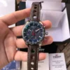 i3049721685 Tissot PRS 516 Chronograph Blue Dial Brown Leather Strap Watch For Men - T100.417.16.041.00