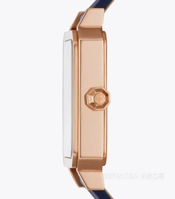 imgi_135_009_3711 Tory Burch Robinson Quartz Blue Dial Blue Leather Strap Watch for Women - TBW1511