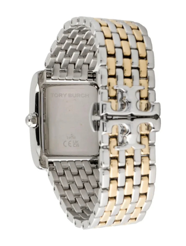 Tory Burch Eleanor White Dial Two Tone Steel Strap Watch for Women - TBW1070