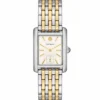Tory Burch Eleanor White Dial Two Tone Steel Strap Watch for Women - TBW1070