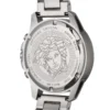 Versace Greca Action Chronograph Quartz Green Dial Silver Steel Strap Watch for Men - VE3J00422