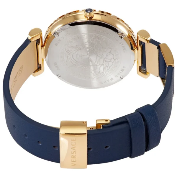 jpibdcaypoe0hm2chvgw_e8af8a23-df7f-403a-9d10-5b510de9fecf Versace Palazzo Empire Greca Quartz Blue Dial Blue Leather Strap Watch for Women - VEDV00219