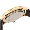 Movado Ultra Slim Blue Dial Brown Leather Strap Watch For Men - 0607088