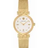 m7630030565212_silver_xl Versace Meander Greca White Dial Gold Mesh Bracelet Watch for Women - VELW00820