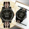 m_63ab939cf4e525d911393d4f Versace Palazzo Empire Black Dial Two Tone Steel Strap Watch for Men - VERD00618