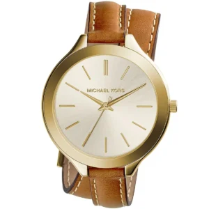 mk2256-michael-kors-watch-women-gold-dial-leather-havan-strap-quartz-battery-analog-three-hand-runway-slim Michael Kors Watch For Women MK2256