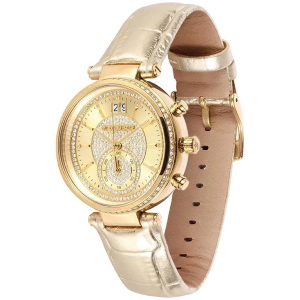 mk2444-michael-kors-watch-women-crystals-gold-dial-leather-golden-strap-quartz-battery-analog-three-hand-sawyer_3 Michael Kors Watch For Women MK2444