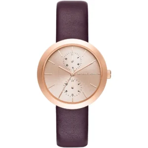 mk2575-michael-kors-watch-women-rose-gold-dial-leather-purple-strap-quartz-battery-analog-three-hand-garner Michael Kors Watch For Women MK2575
