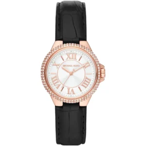 mk2962-michael-kors-watch-women-crystals-white-dial-leather-black-strap-quartz-battery-analog-three-hand-camille Michael Kors Watch For Women MK2962
