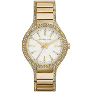 mk3347-michael-kors-watch-women-crystals-white-dial-metal-stainless-steel-gold-strap-quartz-battery-analog-three-hand-kerry Michael Kors Watch For Women MK3347