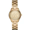 mk3477-michael-kors-watch-women-gold-dial-metal-stainless-steel-golden-strap-quartz-battery-analog-three-hand-mk-logo-runway-slim-mini Michael Kors Watch For Women MK3477