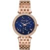 mk3728-michael-kors-watch-women-blue-dial-stainless-steel-metal-rose-gold-strap-quartz-analog-three-hand-stars-darci Michael Kors Watch For Women MK3728