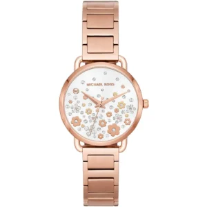 mk3841-michael-kors-watch-women-flowers-crystals-white-dial-metal-stainless-steel-rose-gold-strap-quartz-battery-analog-three-hand-portia Michael Kors Watch For Women MK3841