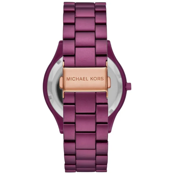 mk4507-michael-kors-watch-women-purple-dial-metal-stainless-steel-strap-quartz-battery-analog-three-hand-runway-slim_3 Michael Kors Watch For Women MK4507