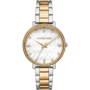 mk4595-michael-kors-watch-women-mk-logo-white-dial-metal-stainless-steel-silver-gold-two-tone-strap-quartz-battery-analog-three-hand-pyper Michael Kors Watch For Women MK4595