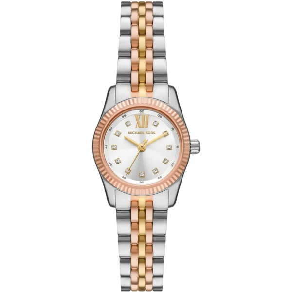 mk4987-michael-kors-watch-women-tri-tone-silver-dial-stainless-steel-metal-multicolored-strap-quartz-battery-analog-three-hand-lexington Michael Kors Watch For Women MK4987