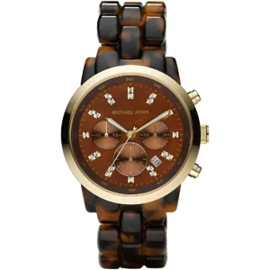 mk5216-michael-kors-watch-women-tortoise-brown-dial-plastic-strap-quartz-battery-analog-chronograph-showstopper Michael Kors Watch For Women MK5216