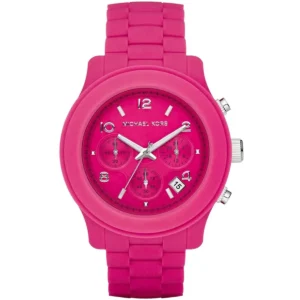 mk5295-michael-kors-watch-women-pink-dial-rubber-strap-quartz-battery-analog-chronograph Michael Kors Watch For Women MK5295