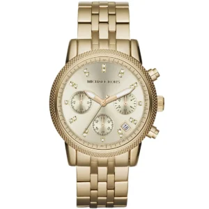 mk5676-michael-kors-chronograph-watch-women-gold-dial-metal-stainless-steel-golden-strap-quartz-battery-analog-ritz Michael Kors Watch For Women MK5676