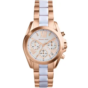 mk5907-michael-kors-chronograph-watch-women-white-dial-multi-white-rose-gold-strap-quartz-battery-analog-bradshaw Michael Kors Watch For Women MK5907