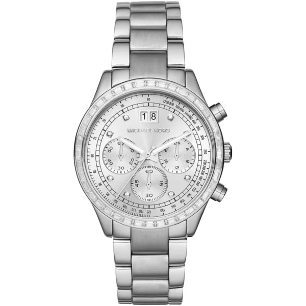 mk6186-michael-kors-watch-women-silver-dial-metal-stainless-steel-strap-quartz-battery-analog-chronograph-brinkley Michael Kors Watch For Women MK6186