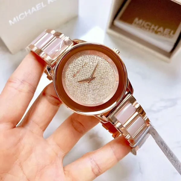 mk6432-michael-kors-watch-women-crystals-rose-gold-dial-multi-strap-quartz-battery-analog-three-hand-kinley_6 Michael Kors Watch For Women MK6432